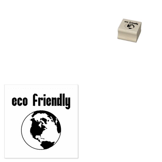 Tampons Encreurs Eco Friendly (zéro déchet, devenez écolo, vie vert (Tamponné)
