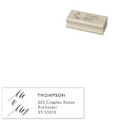 Tampons Encreurs Ecriture de M. et Mme. (Tamponné)