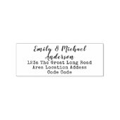 Tampons Encreurs Écriture manuscrite Police de retour ADRESSE Timbr (Impression)