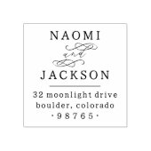 Tampons Encreurs Écriture manuscrite romantique Couple Mariage Adre (Impression)