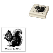 Tampons Encreurs Écureuil d'arbre personnalisé (Tamponné)