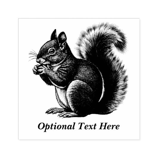 Tampons Encreurs Écureuil d'arbre personnalisé (Impression)