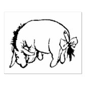 Tampons Encreurs Eeyore inspectant sa queue (Impression)