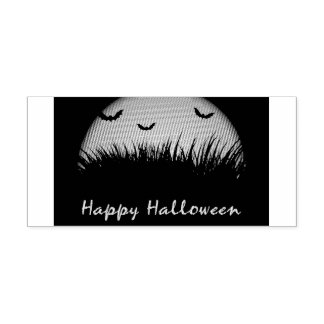 Tampons Encreurs Éffrayant Orange Happy Halloween Bat Field
