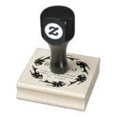 Tampons Encreurs Élégance océanique | Timbre d'adresse de retour (Tampon)