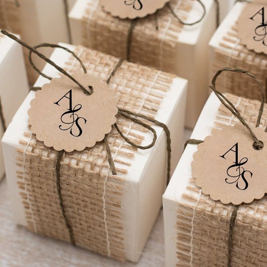 Tampons Encreurs Élégant, Classique, Monogramme, Mariage
