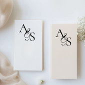 Tampons Encreurs Élégant, Classique, Monogramme, Mariage