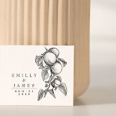 Tampons Encreurs Élégant classique Oranges botaniques Mariage