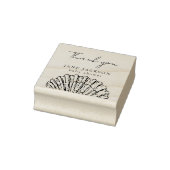 Tampons Encreurs Elegant Custom Scallop Shell Baby Shower  (Tampon)