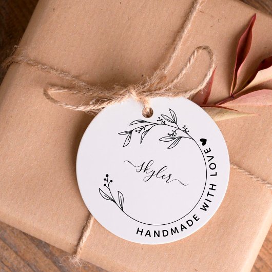 Tampons Encreurs Élégant main dessinée à la main avec amour Nom per