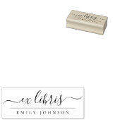 Tampons Encreurs Élégant manuscrit Ex Libris Script Nom personnalis (Tamponné)