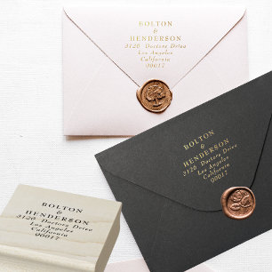 Tampons Encreurs Élégant Mariage de  de couronne fleurie Gold Glitz