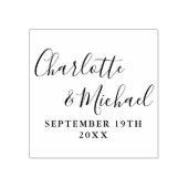 Tampons Encreurs Élégant Mariage de script de signature moderne (Impression)
