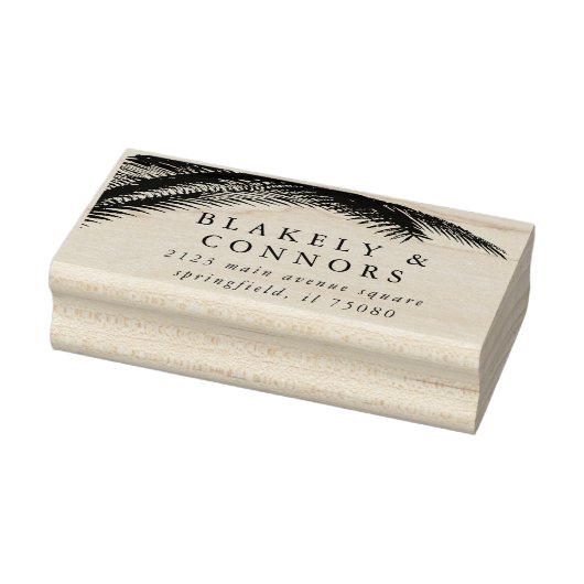 Tampons Encreurs Élégant Mariage de verdure botanique moderne (Tampon)