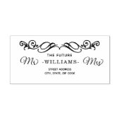 Tampons Encreurs Elégant mariage Ornate Or Luxury (Impression)