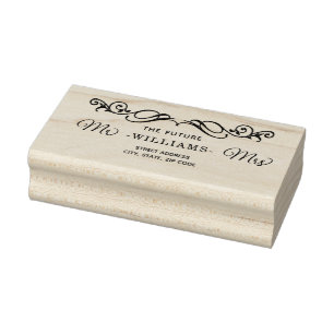 Tampons Encreurs Elégant mariage Ornate Or Luxury