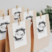 Tampons Encreurs Élégant, Monogramme, Laine d'art, Mariage