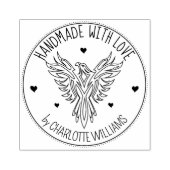 Tampons Encreurs Elégant Phoenix Custom fait main avec amour, (Impression)