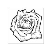 Tampons Encreurs Élégant Rose riche Fleur botanique Florale (Impression)