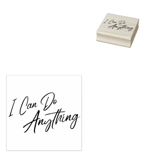 Tampons Encreurs Élégant Script Encourageant Word (Tamponné)