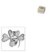 Tampons Encreurs Élégant Shamrock Foliage Scrapbooking Journaling (Tamponné)
