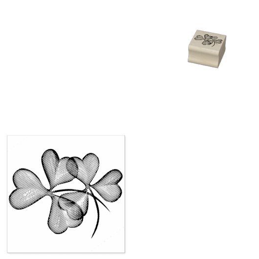 Tampons Encreurs Élégant Shamrock Foliage Scrapbooking Journaling (Tamponné)