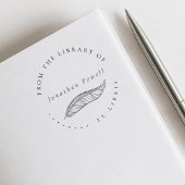 Tampons Encreurs Élégant stylo en plume Custom Ex Libris Livre de b