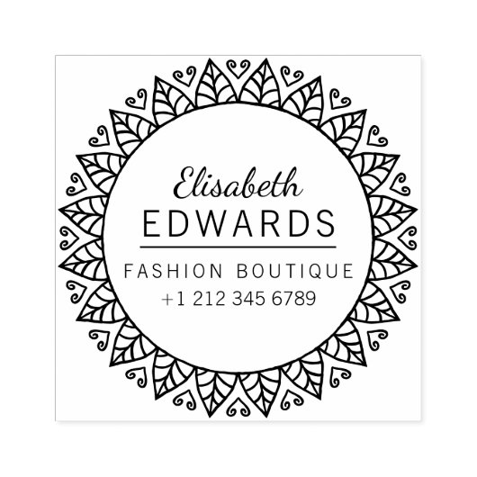 Tampons Encreurs Élégante boutique de mode (Impression)