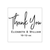 Tampons Encreurs Élégante écriture Mariage de typographie Merci (Impression)