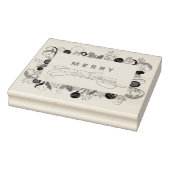 Tampons Encreurs Élégante Journalisation Scrapbooking Joyeux Noël (Tampon)