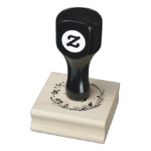 Tampons Encreurs Élégante mariée et Initiales de chambre Monogramme (Tampon)