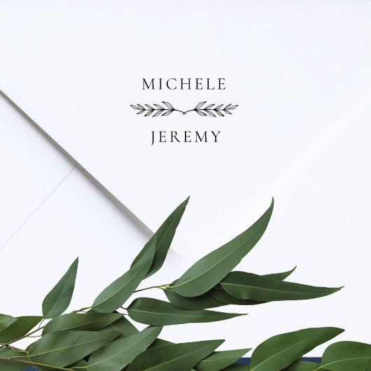 Tampons Encreurs Élégante mariée et Mariage de chambre Botanique