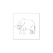 Tampons Encreurs Eléphant bébé pacifique souriant (Impression)