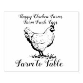 Tampons Encreurs élevage de poulet à table (Impression)
