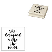 Tampons Encreurs Elle a conçu une vie qu'elle aimait (Tamponné)