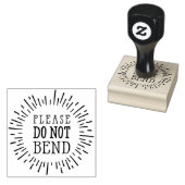 Tampons Encreurs EMBALLAGE À LA MAIN rustique s'il vous plaît ne pa (Tamponné)