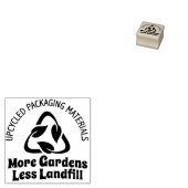 Tampons Encreurs Emballage en upcycle - Plus de jardins moins de dé (Tamponné)