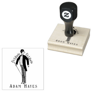 Tampons Encreurs Embarquement École Professeur Caractère Ligne Art