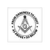 Tampons Encreurs emblème de la franc-maçonnerie (Impression)