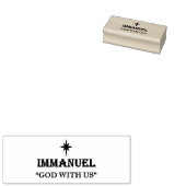 Tampons Encreurs "Emmanuel - Dieu avec nous" Timbre en caoutchouc (Tamponné)