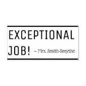 Tampons Encreurs "EMPLOI EXCEPTIONNEL !" + Nom de l'éducateur Timbr (Impression)