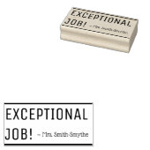 Tampons Encreurs "EMPLOI EXCEPTIONNEL !" + Nom de l'éducateur Timbr (Tamponné)