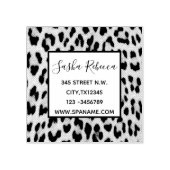 Tampons Encreurs empreinte de léopard animal sauvage chic (Impression)