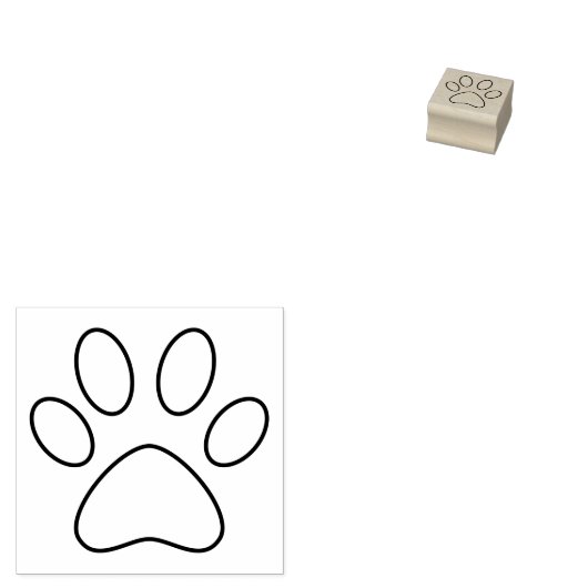 Tampons Encreurs Empreinte de patte animal (Tamponné)