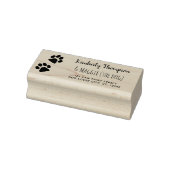 Tampons Encreurs Empreinte de patte Nouvelle adresse Adresse Adress (Tampon)