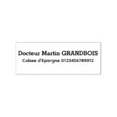 Tampons Encreurs Encaissement de chèque (Impression)