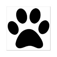 Encre en caoutchouc personnalisé gros pattes de ch