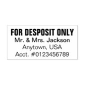 Tampons Encreurs Endossement du chèque (Impression)