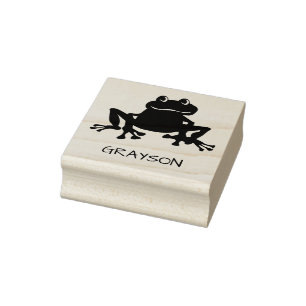 Tampons Encreurs Enfants personnalisés mignonette de grenouille