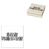 Tampons Encreurs ENREGISTRER LA DATE Amusant Rétro Bande Dessinée P (Tamponné)